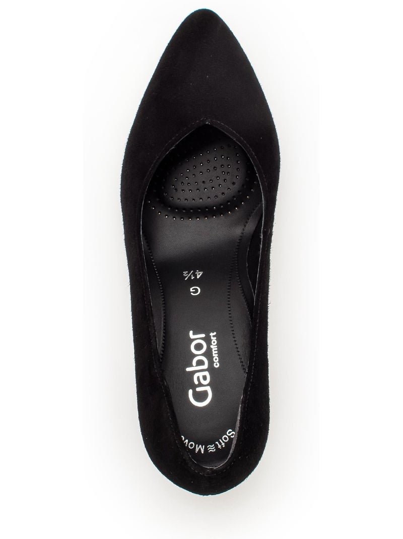 Escarpins  en cuir Noir Noir - Kiabi