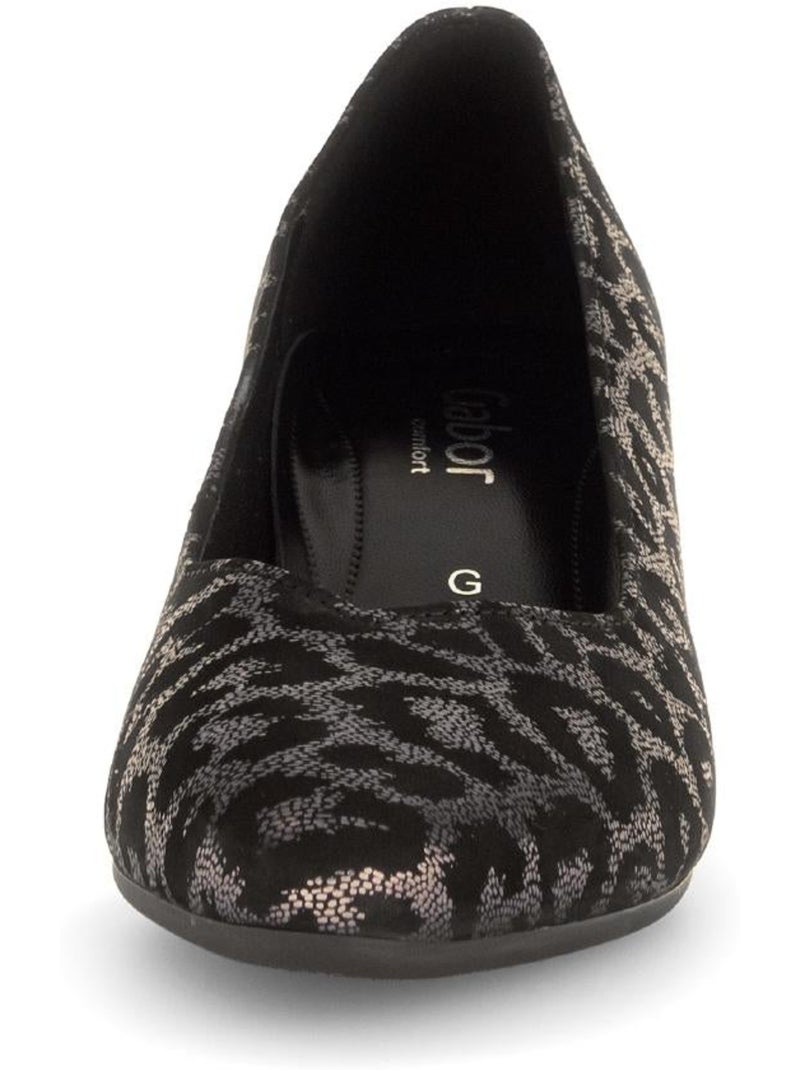 Escarpins  en cuir Noir Noir - Kiabi