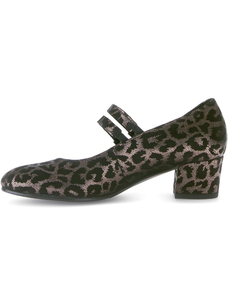Escarpins  en cuir Noir Noir - Kiabi