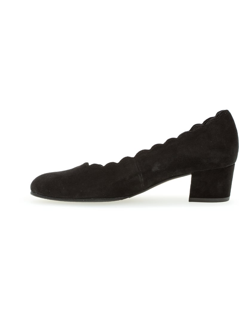Escarpins  en cuir Noir Noir - Kiabi