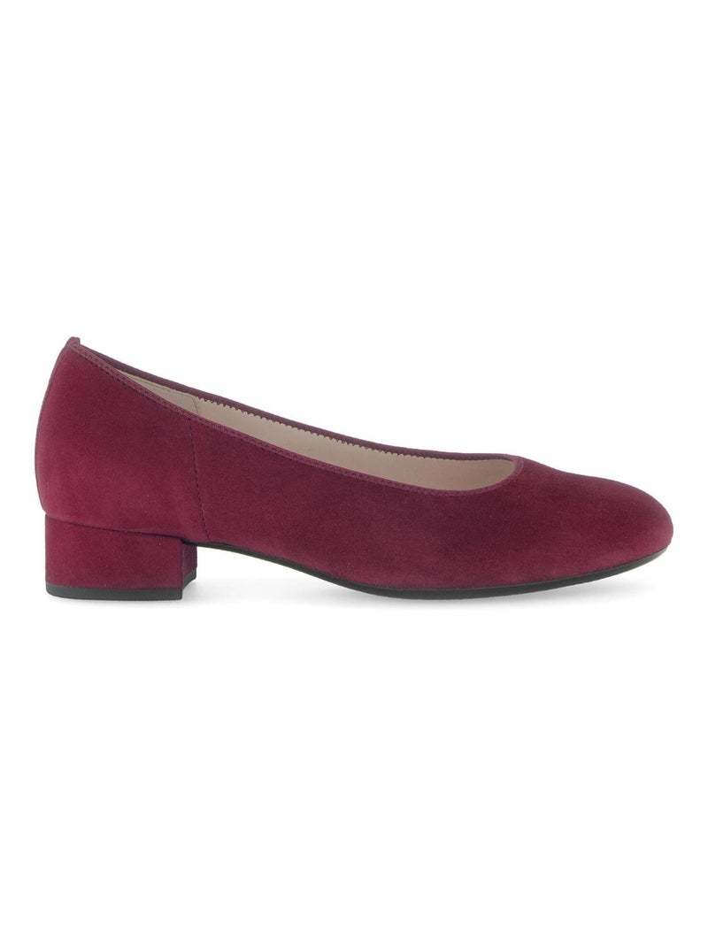 Escarpins  en cuir Rouge - Kiabi