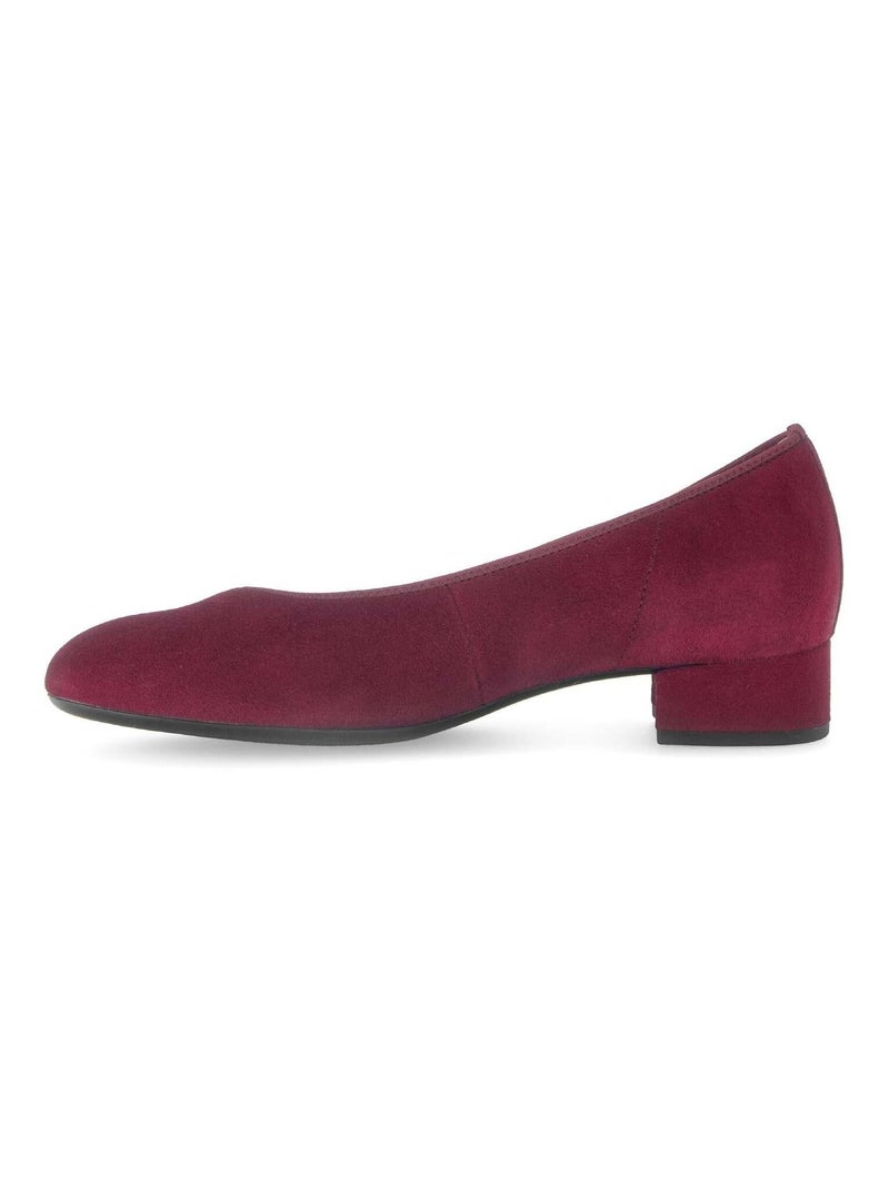 Escarpins  en cuir Rouge - Kiabi