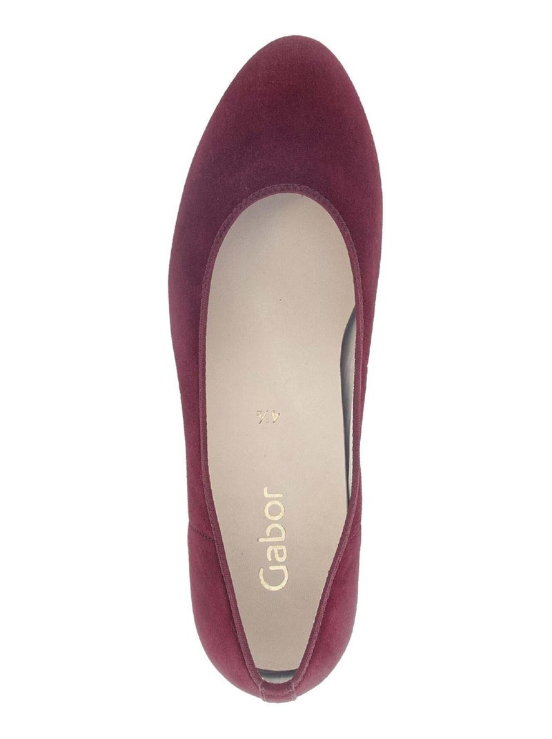 Escarpins  en cuir Rouge - Kiabi