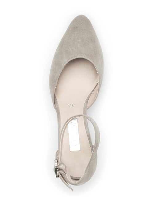 Escarpins  en cuir velours - Kiabi