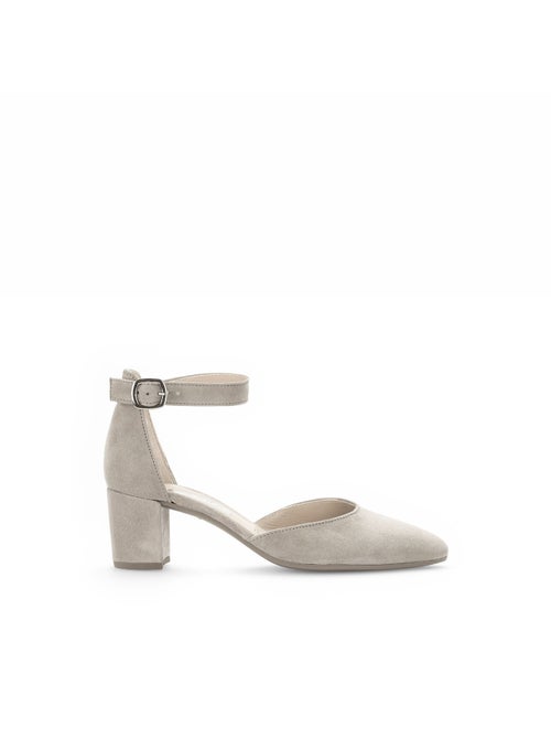 Escarpins  en cuir velours - Kiabi