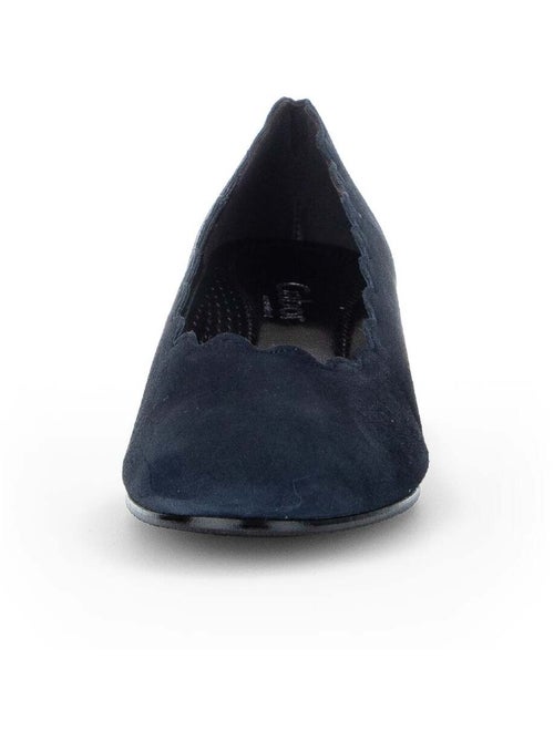 Escarpins  en cuir velours - Kiabi