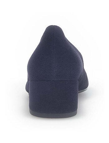 Escarpins en cuir velours