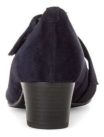 Escarpins en cuir velours