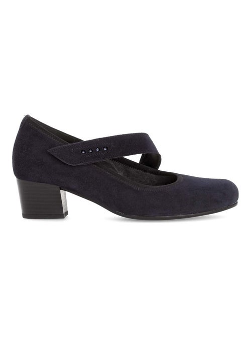 Escarpins  en cuir velours - Kiabi