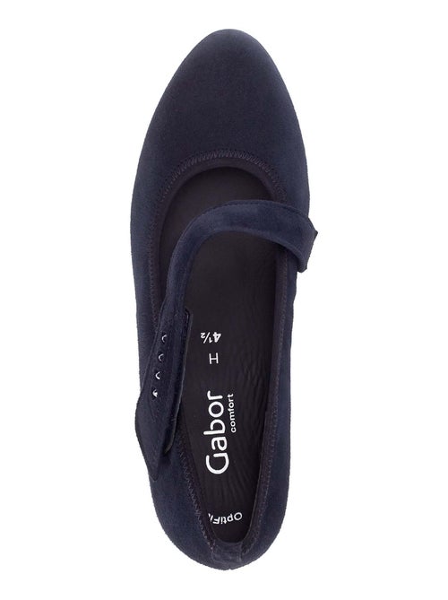 Escarpins  en cuir velours - Kiabi