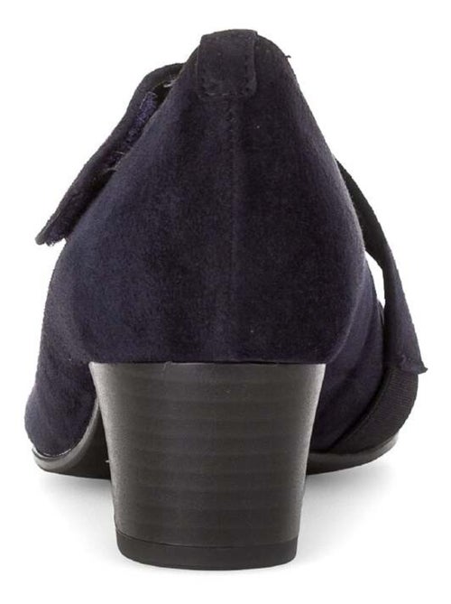 Escarpins  en cuir velours - Kiabi