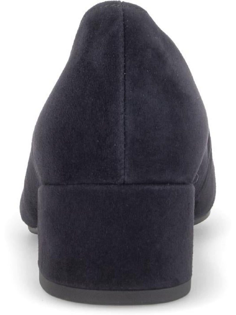Escarpins  en cuir velours Bleu - Kiabi