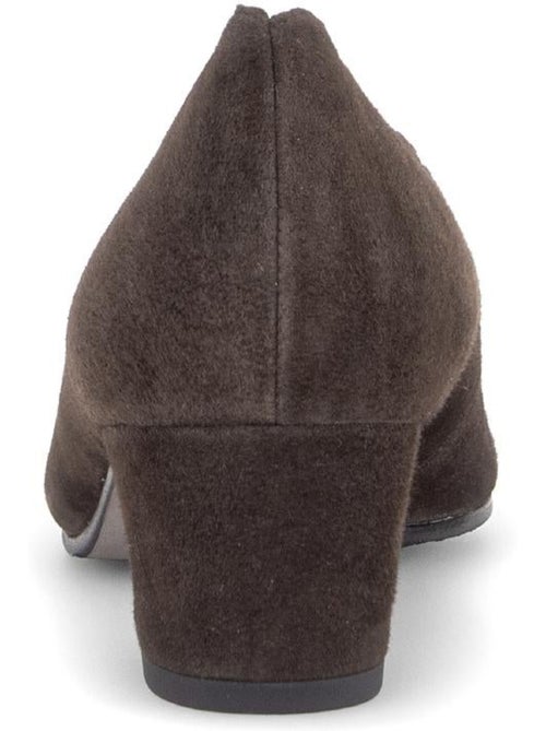 Escarpins  en cuir velours - Kiabi