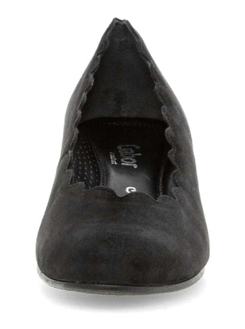 Escarpins  en cuir velours - Kiabi