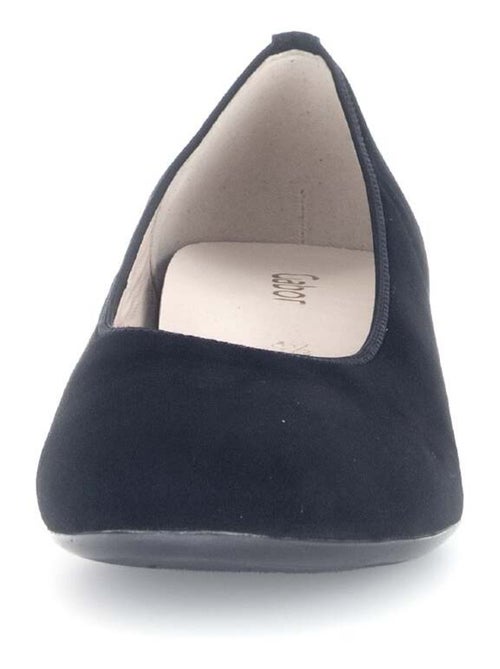 Escarpins  en cuir velours - Kiabi