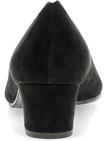 Escarpins en cuir velours