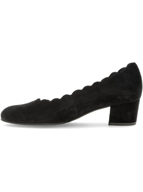 Escarpins  en cuir velours - Kiabi