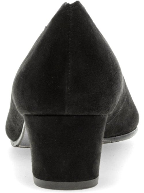 Escarpins  en cuir velours - Kiabi