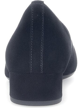 Escarpins en cuir velours