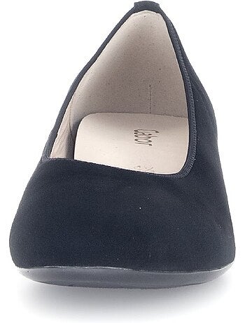Escarpins en cuir velours