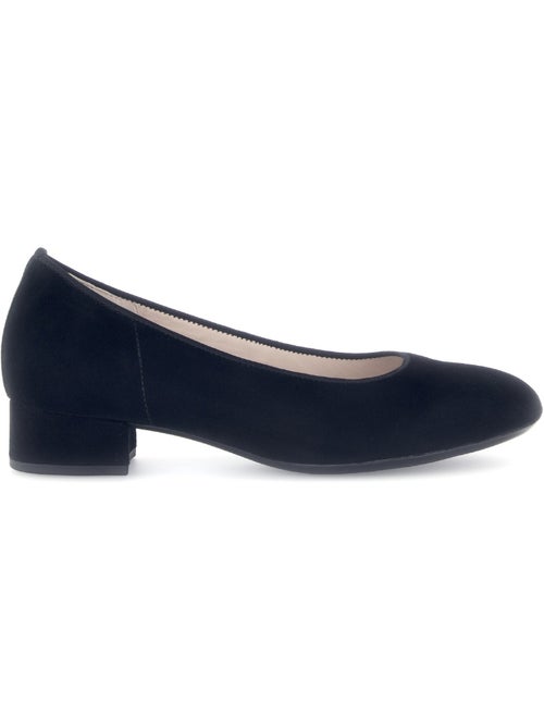 Escarpins  en cuir velours - Kiabi