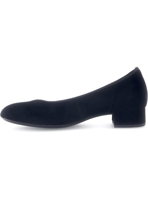Escarpins  en cuir velours - Kiabi