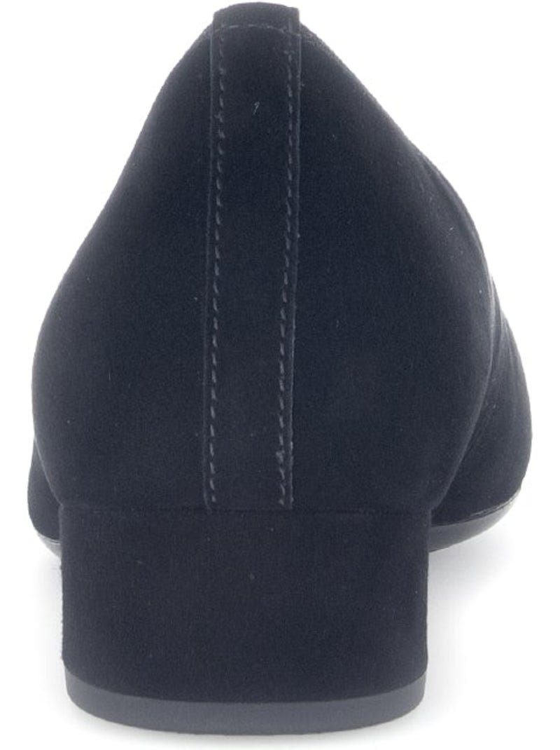 Escarpins  en cuir velours Noir Noir - Kiabi
