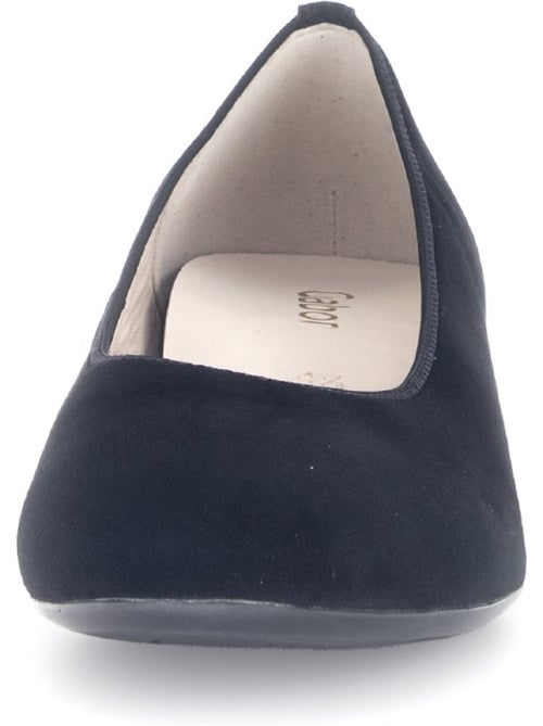 Escarpins  en cuir velours - Kiabi