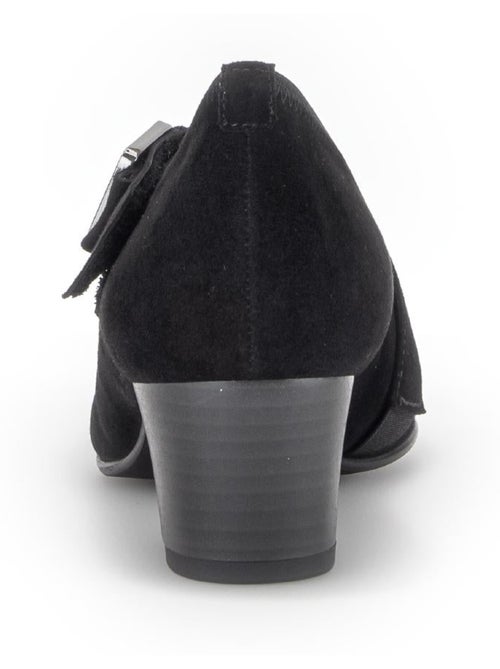Escarpins  en cuir velours - Kiabi