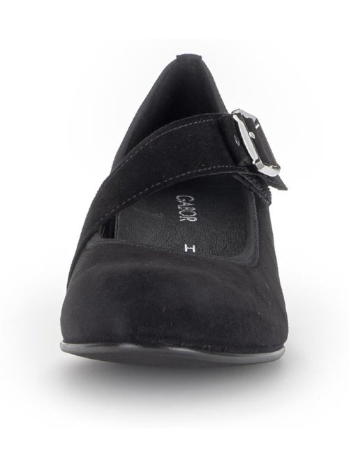 Escarpins  en cuir velours - Kiabi