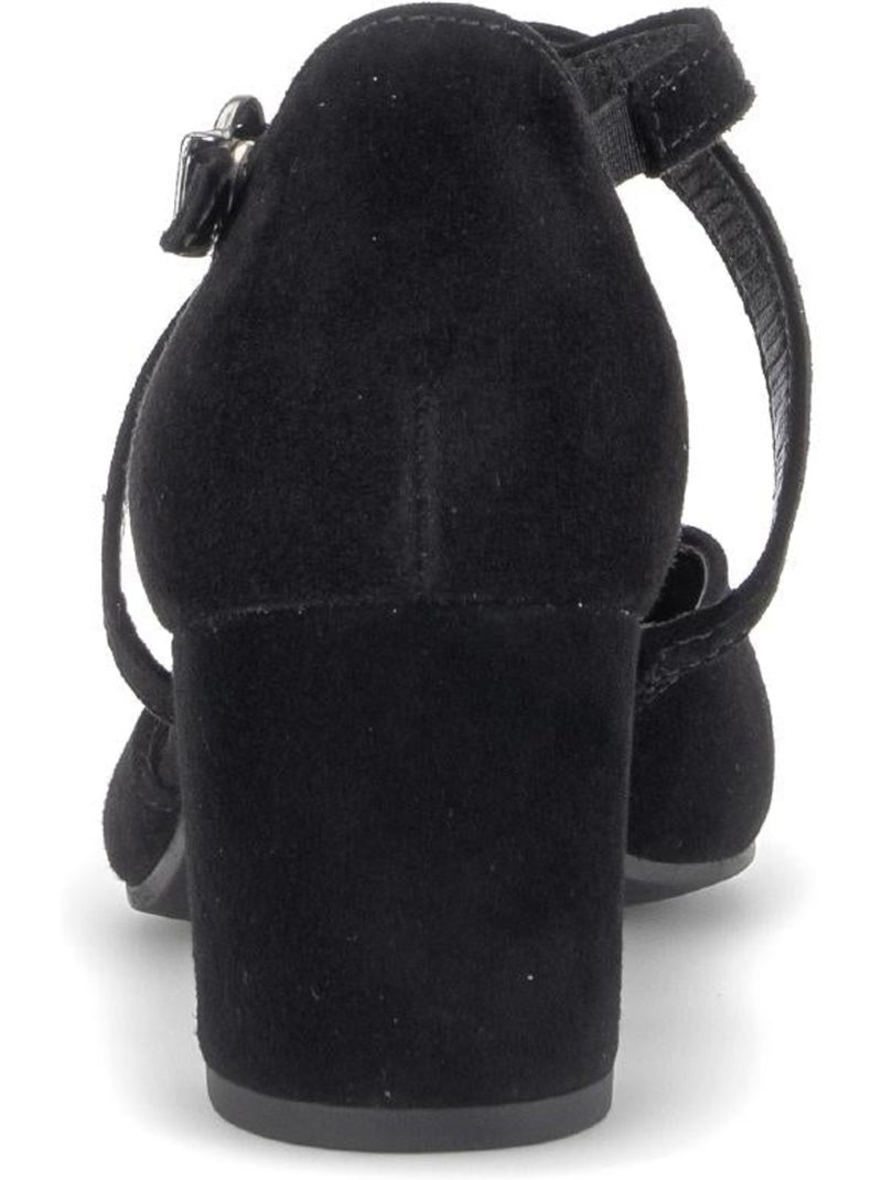 Escarpins  en cuir velours Noir Noir - Kiabi
