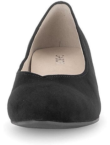Escarpins en cuir velours