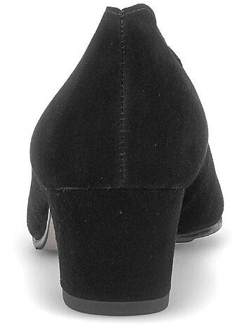 Escarpins en cuir velours