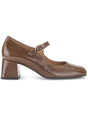 Escarpins en cuir verni