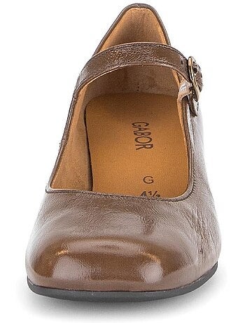 Escarpins en cuir verni