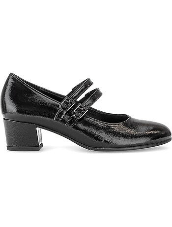 Escarpins en cuir verni