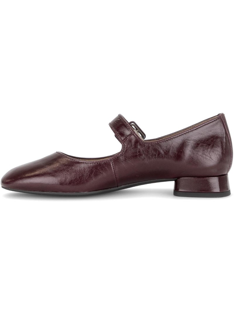 Escarpins  en cuir verni Rouge - Kiabi