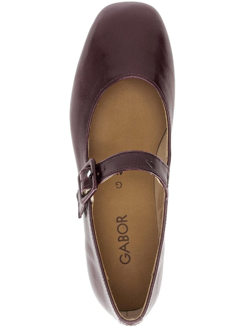 Escarpins  en cuir verni Rouge - Kiabi