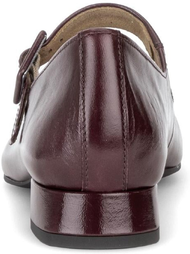 Escarpins  en cuir verni Rouge - Kiabi