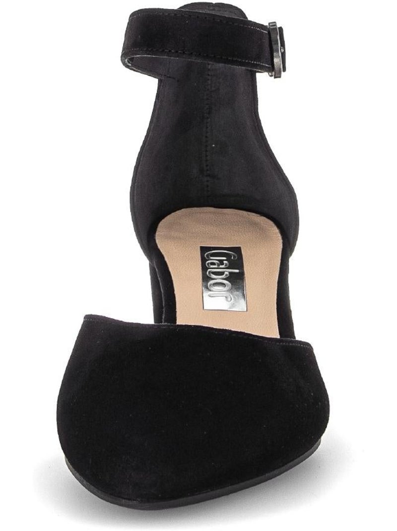 Escarpins  en daim Noir Noir - Kiabi