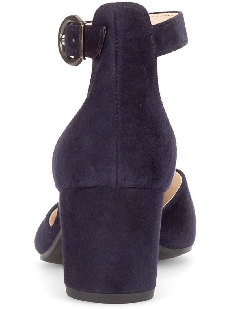 Escarpins  en nubuck Bleu - Kiabi