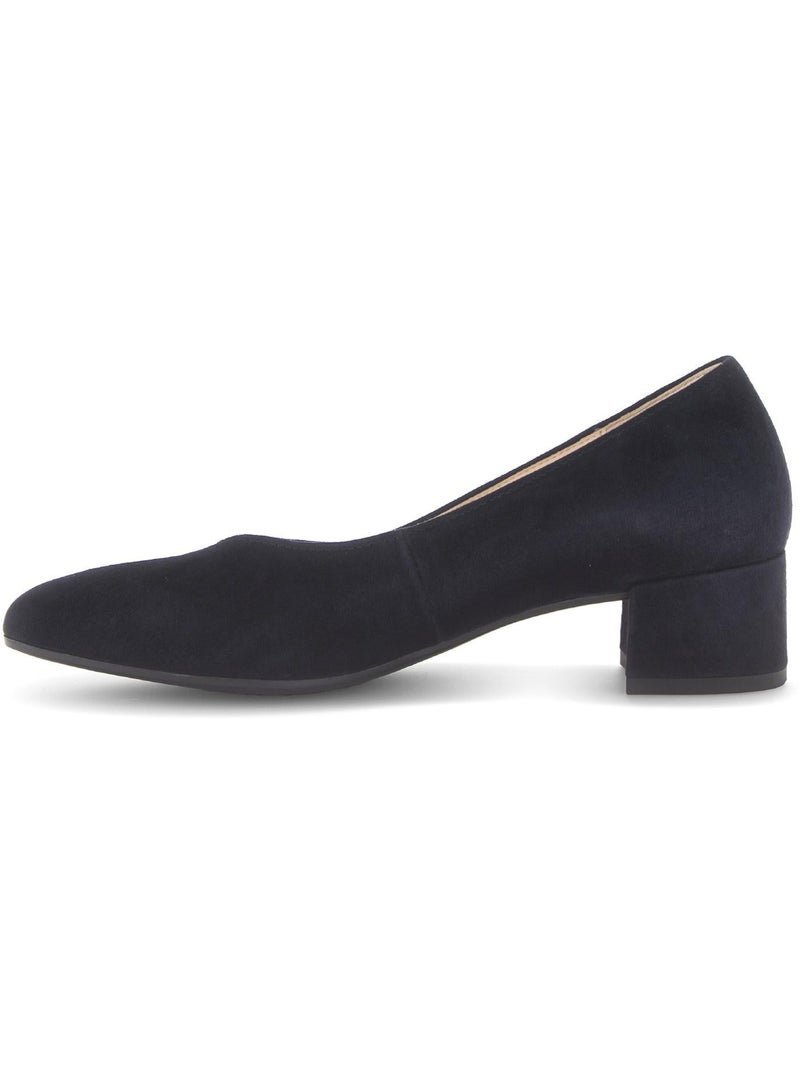 Escarpins  en nubuck Bleu - Kiabi