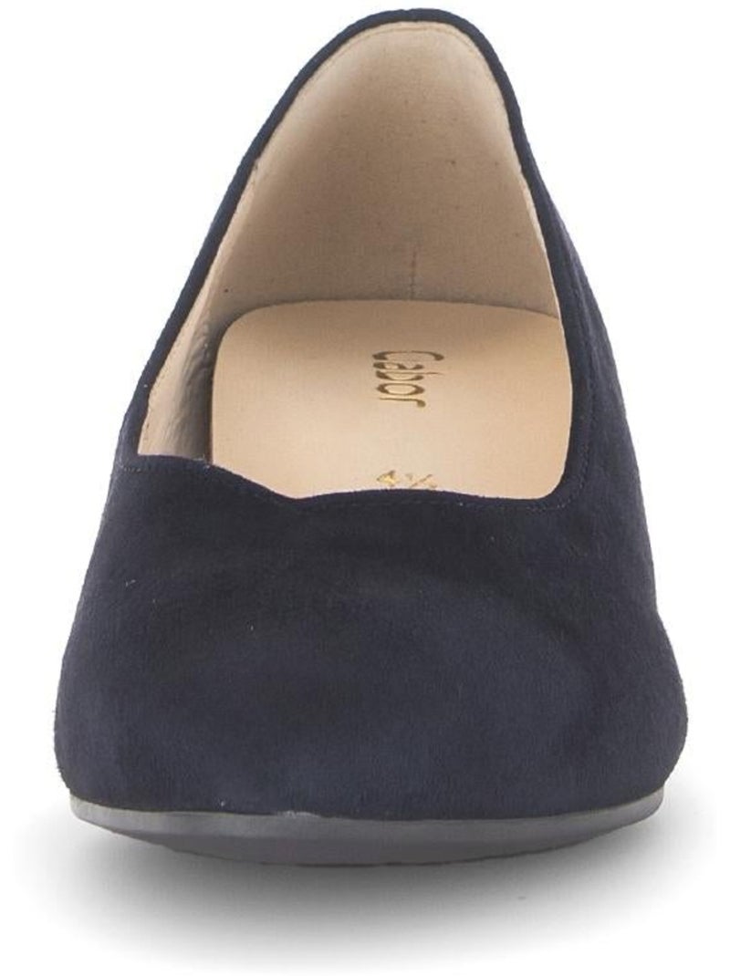 Escarpins  en nubuck Bleu - Kiabi