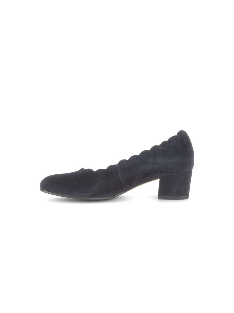 Escarpins  en nubuck Bleu - Kiabi