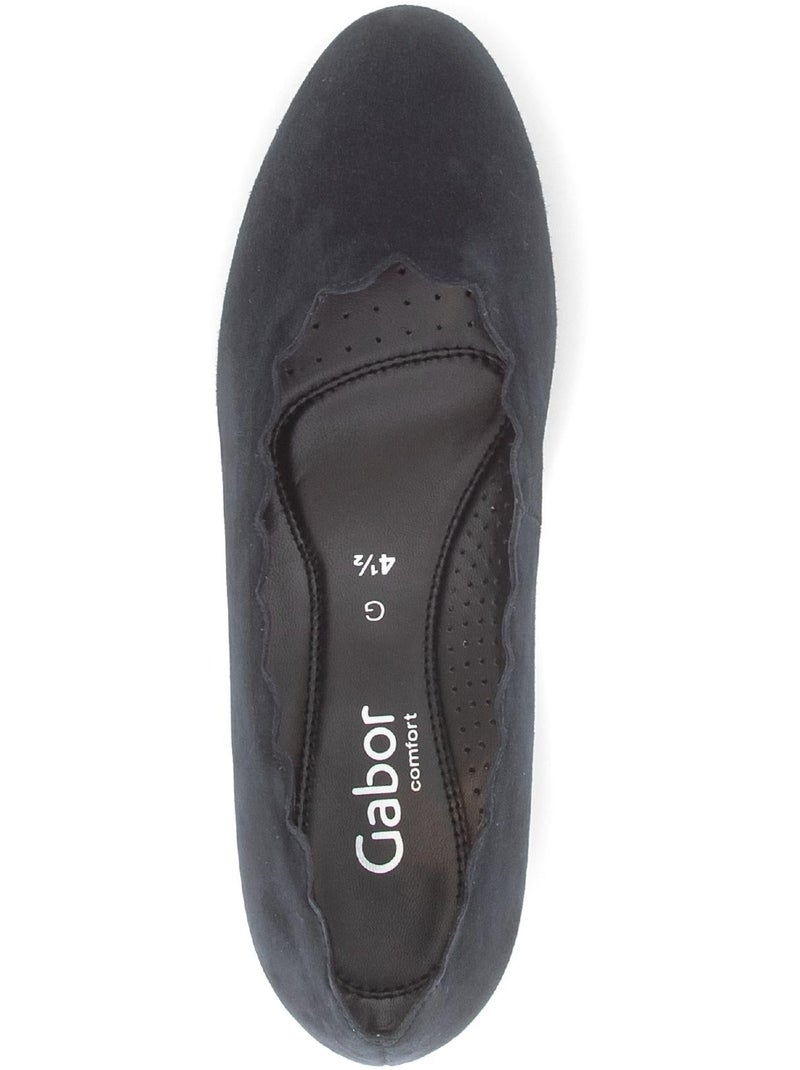 Escarpins  en nubuck Bleu - Kiabi