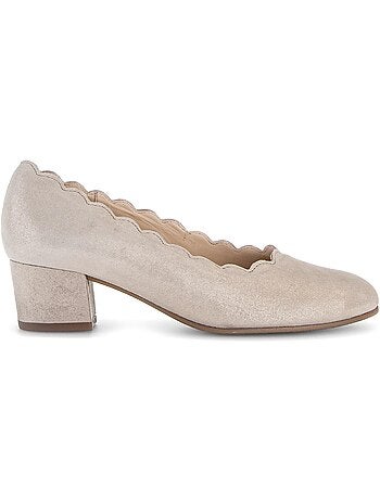 Escarpins en nubuck irisé