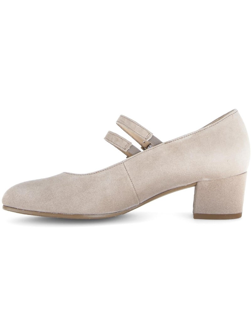 Escarpins  en nubuck Marron - Kiabi