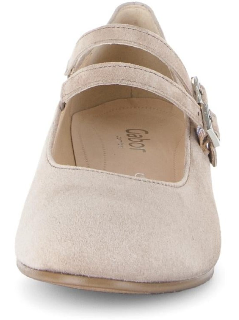 Escarpins  en nubuck Marron - Kiabi