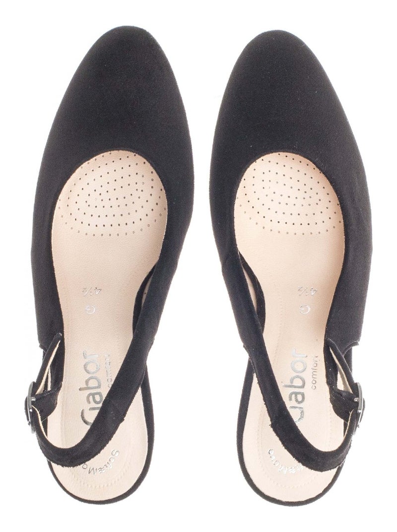 Escarpins  en textile Gabor Noir Noir - Kiabi