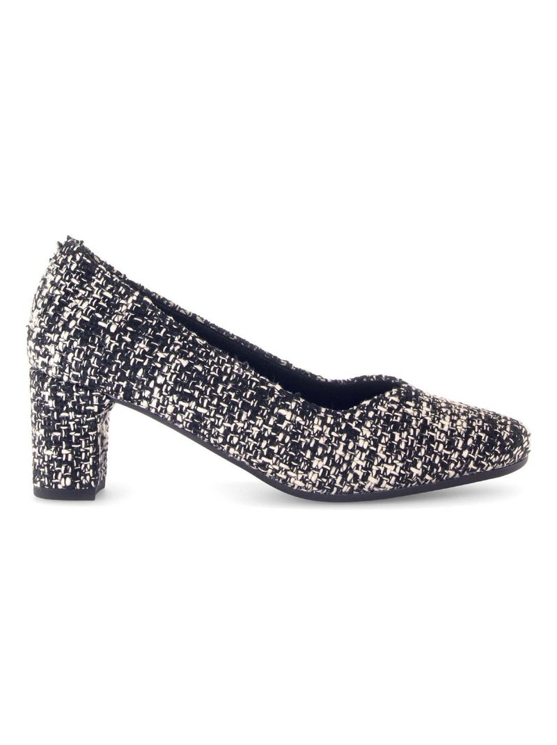 Escarpins  en textile Noir - Kiabi